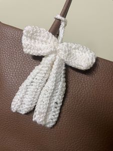 Crochet Bow Bag Charm