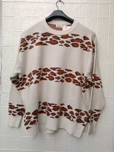 New with tag Pinterest Stylish Animal Print Sweate