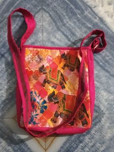 Elephant Print Shoulder Bag