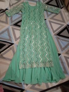 Kurta Circle Plazo With Dupatta