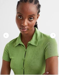 H&amp;M Shimmer Crop Top