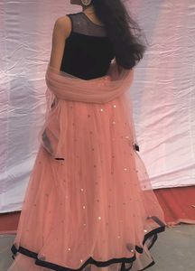 💖Blue-Pink Lehenga Choli Set 💙