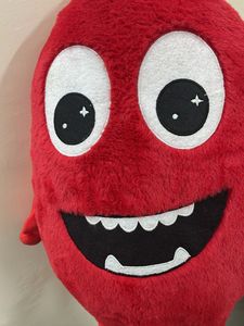 Red plush toy