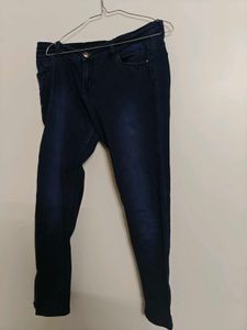 Dark Blue Denim Jeans