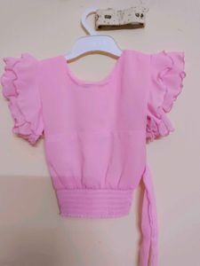 Baby Girl Dress. Top And Shorts
