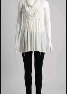 Cowl Neck Sleeveless Top