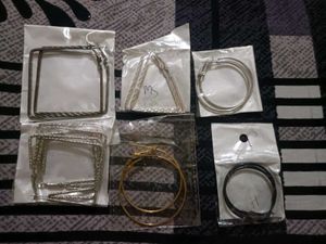 6 Pair Of Hoop Earrings