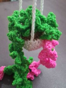 Crochet Hanging Plant
