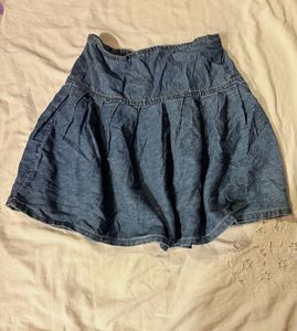 Cute Denim Mini Skirt