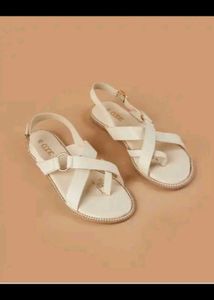 Criss Cross White Sandals CODE New IN Box