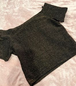 Sparkly Off-Shoulder Top