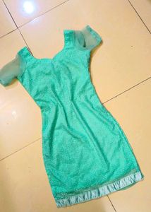 Plain Dupatta And Kurti Set Without Salwar