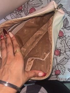 Blush Pink Tote Bag With Mini Pouch
