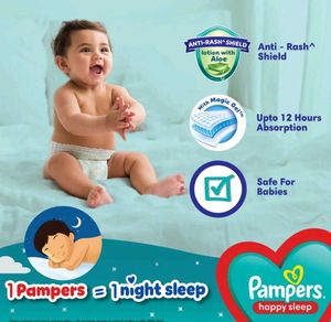 Pant Style Large Diapers + 3 Free Feather Diaper