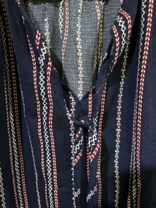 Striped Navy Blouse