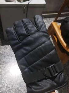 Black Winter Gloves
