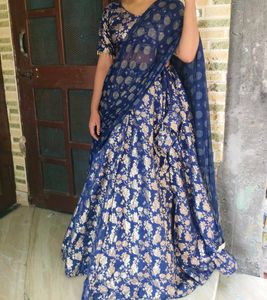 Elegant Blue Lehenga Choli