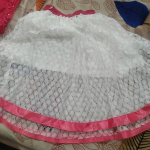 A Brand New Gajri Colour Dress For Girls Shirt And Skirt Size 34 No Weared