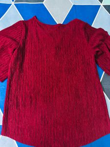 Chic Burgundy Top