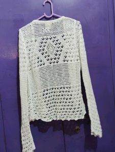 Crochet Knit Cardigan