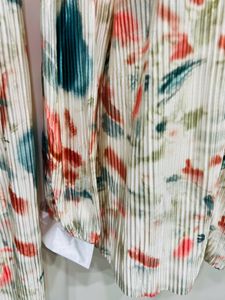 silk pleated cord set