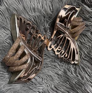 Carrie Heels With Butterfly Design