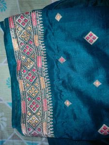 New Festive Collection Silk Blend Saree