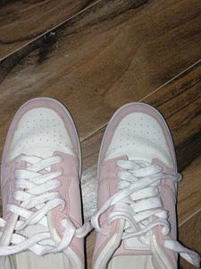 Pink &amp; White Sneakers