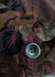 Vintage Crocodile Floral Print Jacket