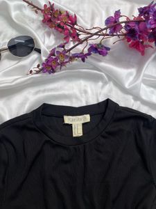 Forever 21 Black Long Sleeve Top