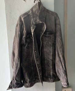Classic charcoal Denim Jacket – Timeless Style & E