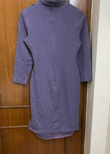 Purple Knit Dress