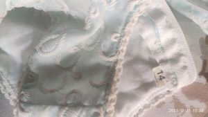 Powder Blue Embroidered Frock For Baby