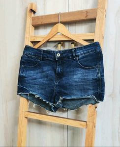 Denim Cut Off Shorts"Pull&amp;Bear" waist-32