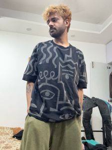 Oversized printed T-shirt