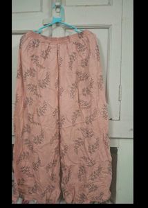 Peach Floral Palazzos