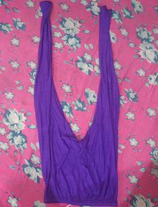 Vani purple bandej straight kurta,dupata and pent