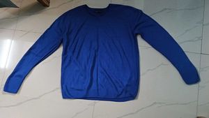 Marks And Spencers Women Blue Solid Pullover