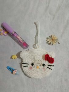 Crochet Hello Kitty &amp; Strawberry Charms