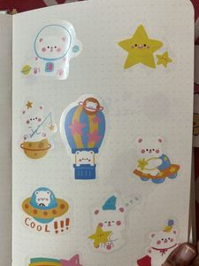 Diary Note Book Sticker Combo