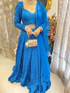 Blue Lehenga Choli