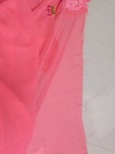 Beautiful Pink Saree