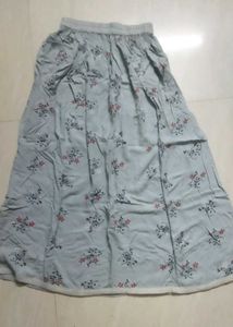 Floral Print Maxi Skirt