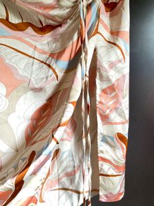 Forever21 Floral Print Midi Skirt