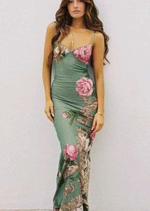 Stylecast x Revolte Floral Printed Georgette Maxi