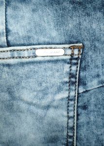 Embroidered Floral Detail Jeans