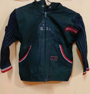 Stylish Kids Hooded Jacket too used