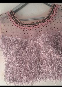 Light Pink Crop Top