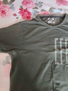 Olive Green Effect T-Shirt