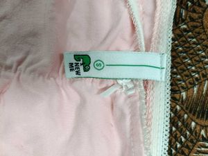 Baby Pink Newme Ruched Crop Top🩷